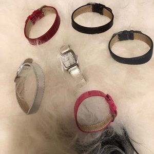 Aldo watch with changeable bands.